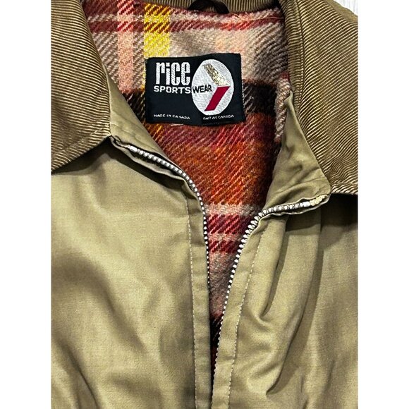 Vintage Rise Military Jacket Men's Size Large Sportwear Retro Green - Picture 2 of 7